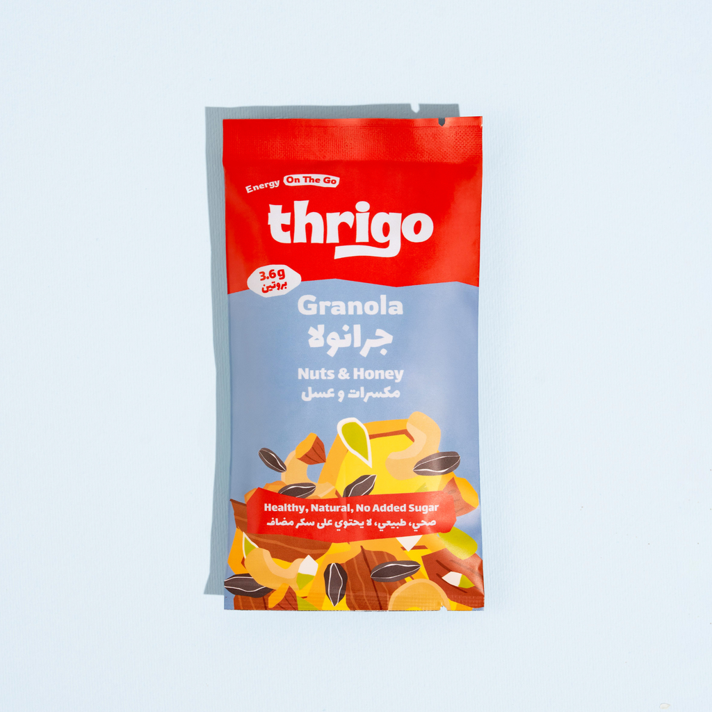 ثريقو جرانولا بالمكسرات والعسل